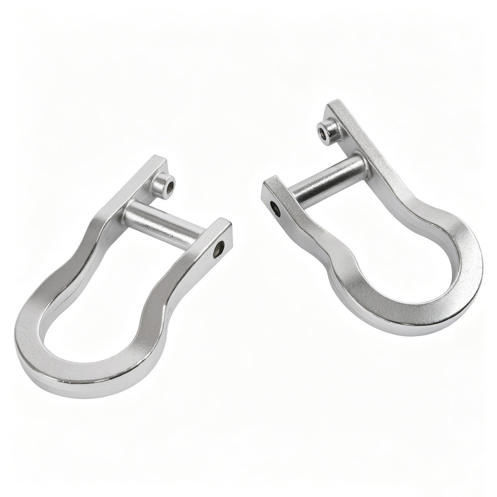2Pcs Chrome Tow Hooks #84072462 For Chevrolet GMC Silverado Sierra 1500 2007-19