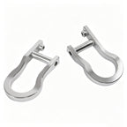 2Pcs Chrome Tow Hooks #84072462 For Chevrolet GMC Silverado Sierra 1500 2007-19