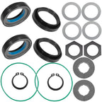 Front Axle Knuckle Tube Seal Kit & Thrust Washer Snap Ring for Ford F250 F350