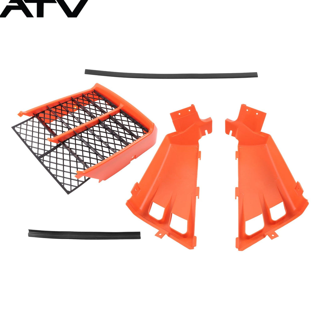 Plastic Tank Side Covers Integrated Orange Grill For Yamaha Banshee 350 1989