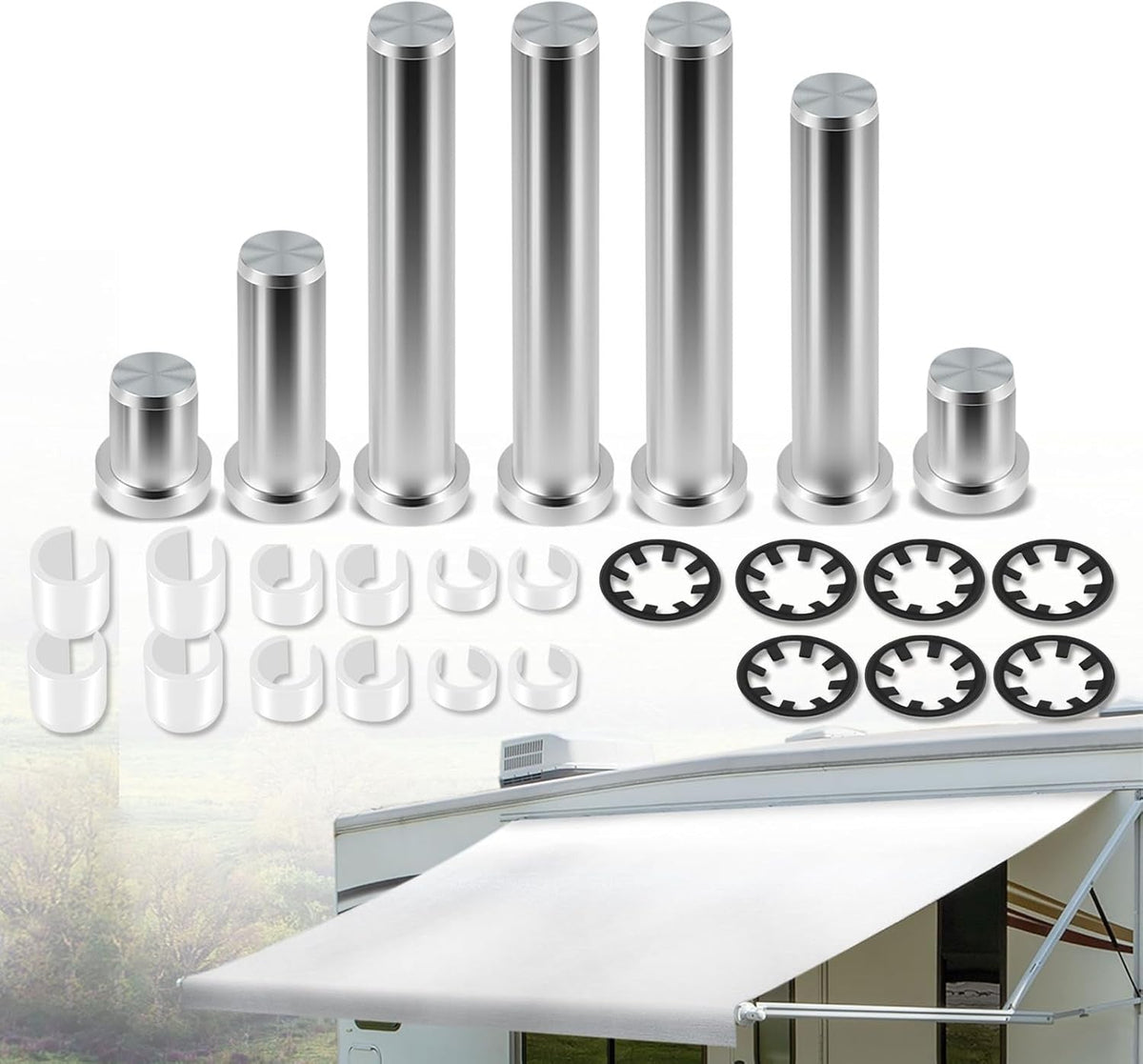 Awning Arm Repair Pin Kit for Power Rv CamperTrailer 431840 540900 431847 436366