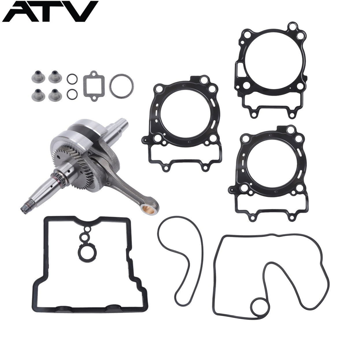 2204729 For Polaris RZR570 Crankshaft+Overhaul Pad Engine Rebuild Kit 2012-2016