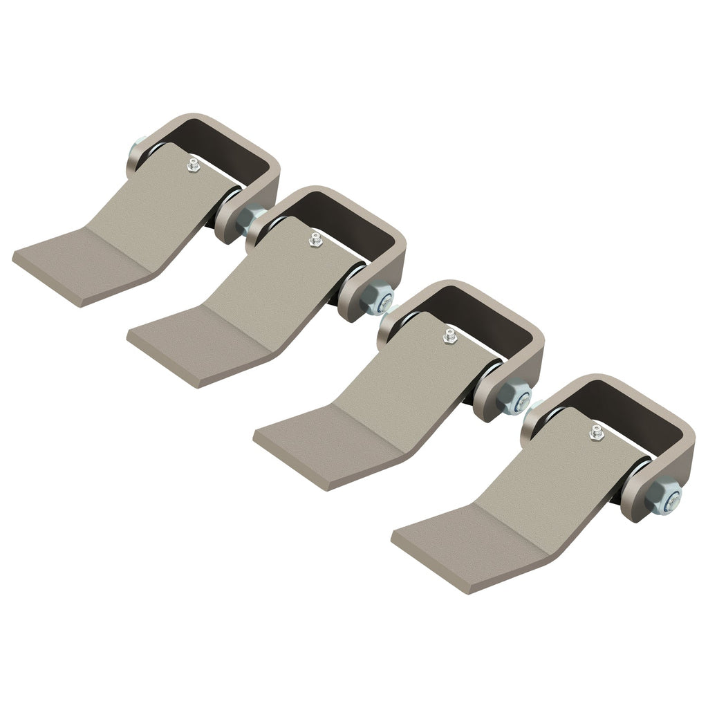 4 Strap Style Long Leaf Steel Weld On Dump Trailer Door Hinge Greaseable Cargo