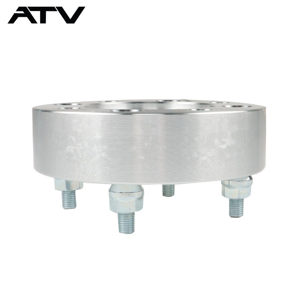 4Pcs 1.5" ATV 4/110 10x1.25 Studs Wheel Spacers Silver For Honda Suzuki Yamaha