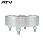 4Pcs 1.5" ATV 4/110 10x1.25 Studs Wheel Spacers Silver For Honda Suzuki Yamaha
