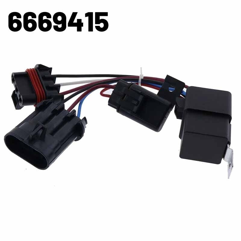 6669415 Fuel Timer Solenoid Bobcat Skid Steer Loader Excavator Compatible