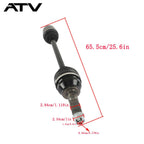 2 Pack Rear CV Axle Drive Shaft for 2017-19 Polaris Ranger Crew XP 1000 1334175