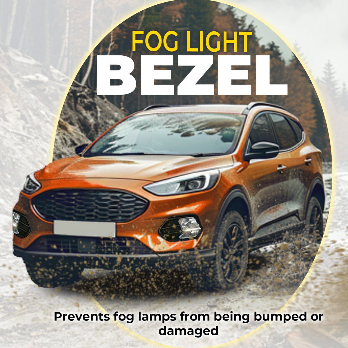 Left Driver Side Bumper Fog Light Lamp Cover For Ford Escape Kuga 2017 2018 2019