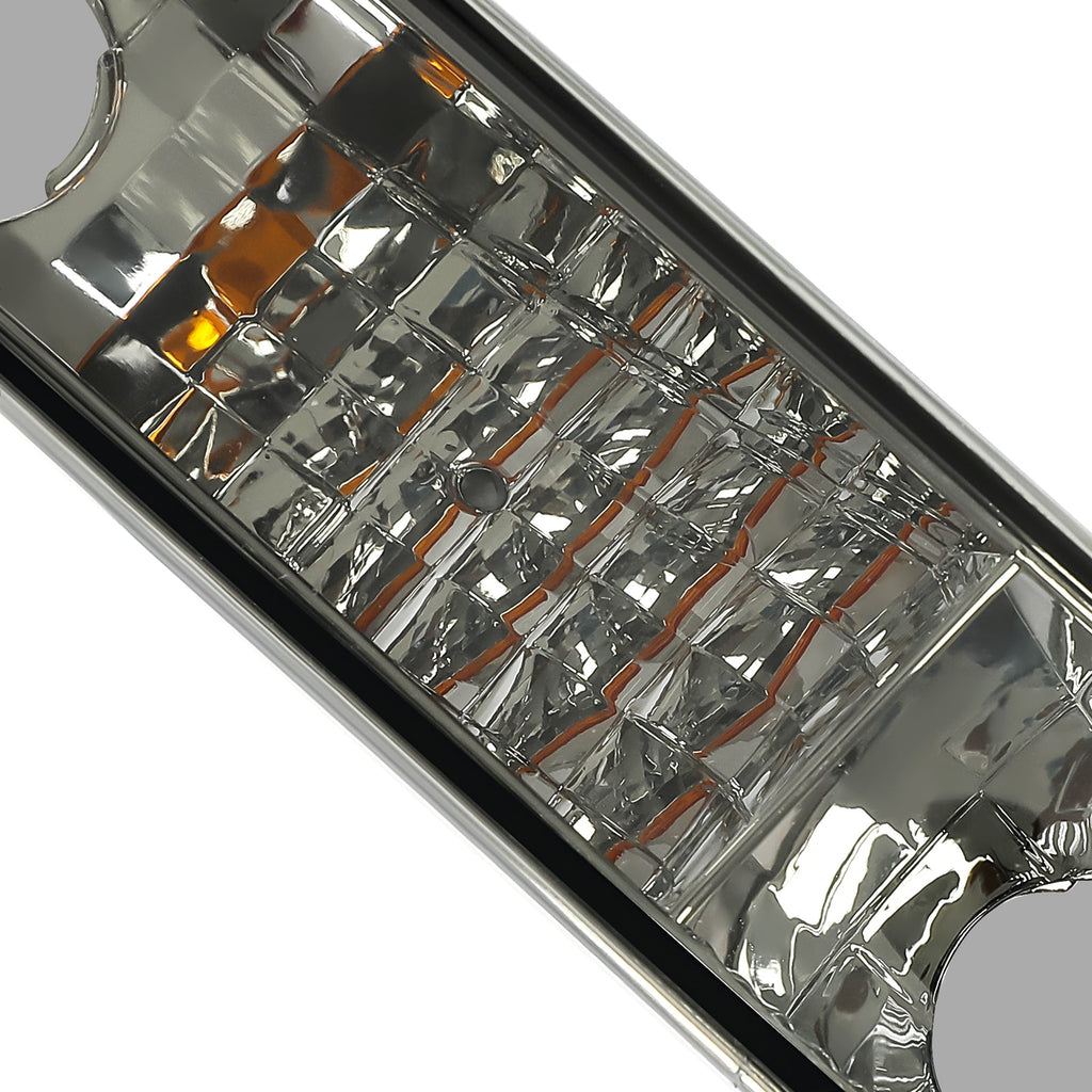 Chrome Headlights+Bumper Lamp Smoke Lens For GMC Sierra 1500 Yukon XL 1999-2007