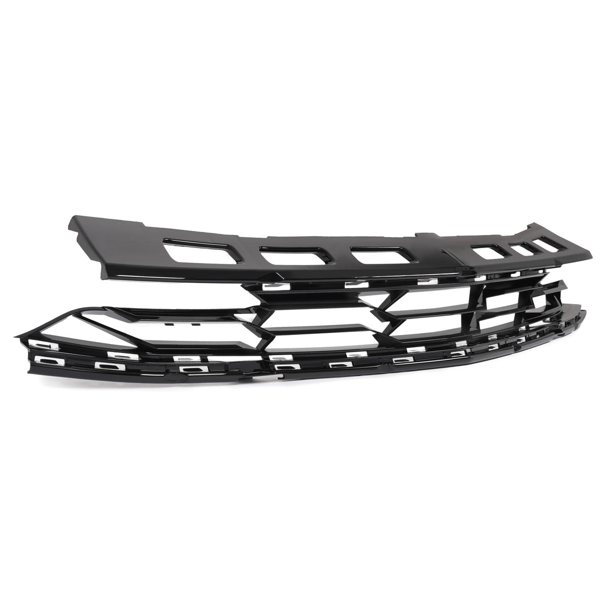 For 2019-2024 Chevy Camaro SS Front Bumper Upper Grille Guard Black Painted ABS