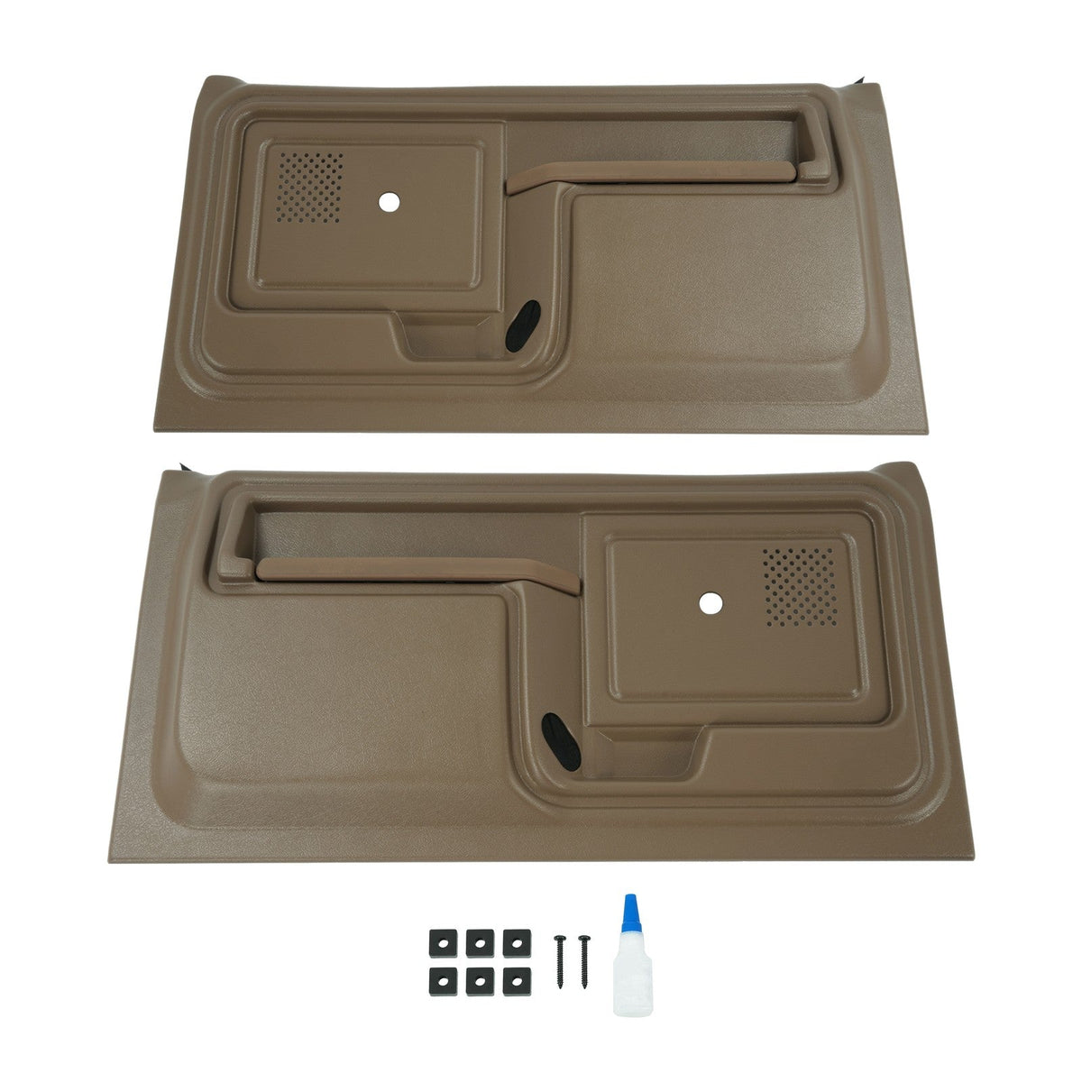 New Pair Inner Door Panels Replacement For 80-86 Ford Truck & 80-86 Ford Bronco