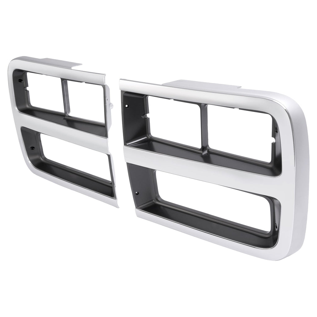 Pair Headlight Bezel Door Set For Chevrolet G10 G20 G30 1992-95 Driver&Passenger