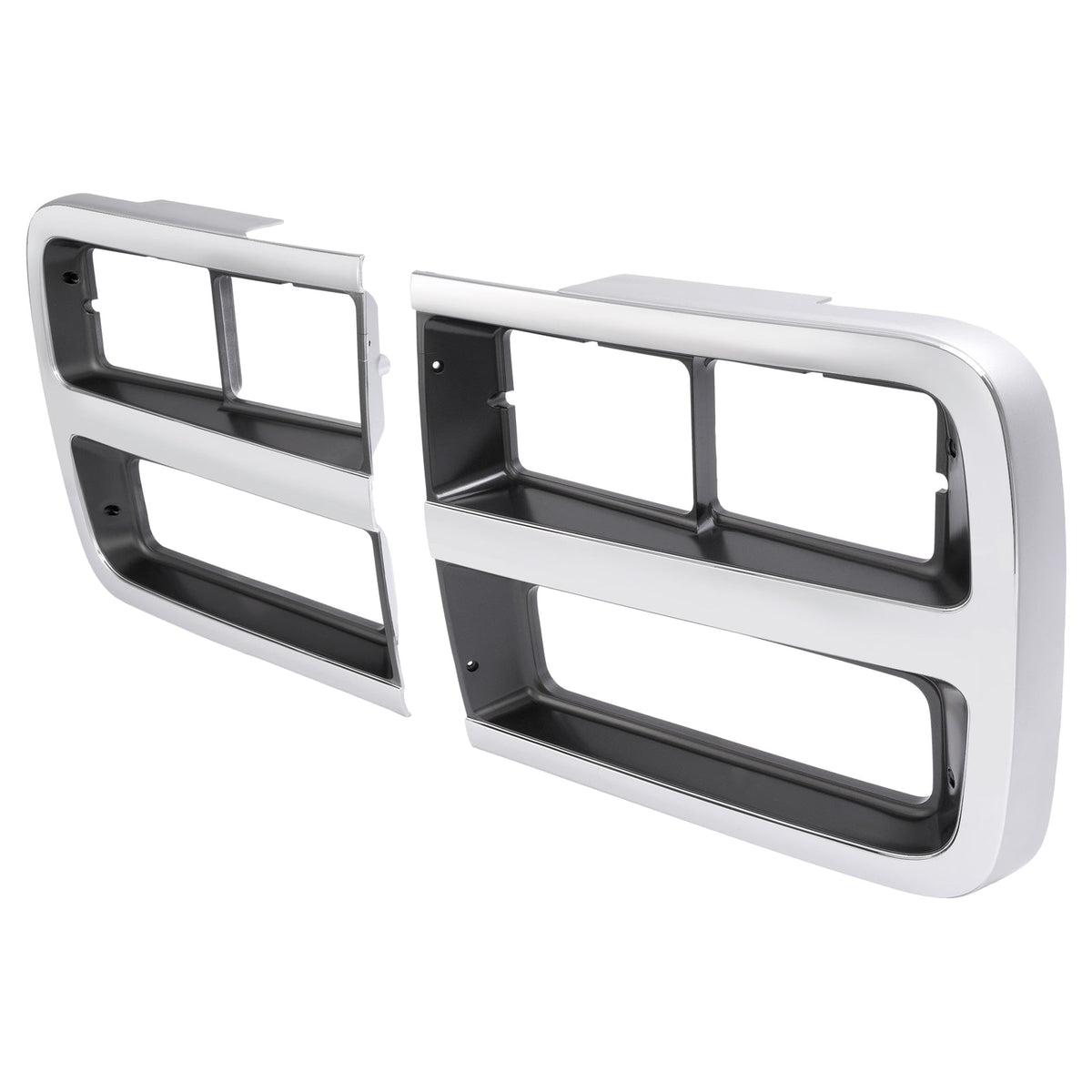 Pair Headlight Bezel Door Set For Chevrolet G10 G20 G30 1992-95 Driver&Passenger