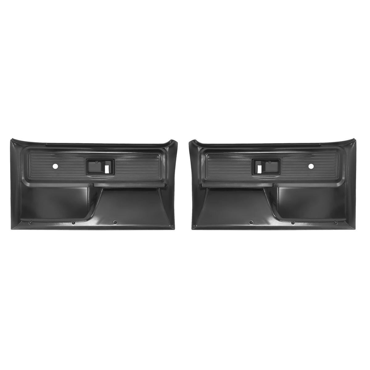 For Chevrolet/ GMC Truck 1977-1980 Inner Door Panels Black Plastic Left+Right