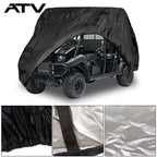 Vehicle Storage Cover Waterproof For Kawasaki Mule 4000 4010 Trans SE Black