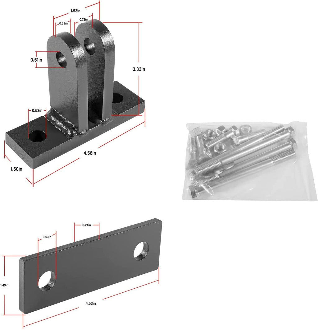 For Blue Ox BX88230 Bolt-On Adapter Class III Universal BX Tab Tow Bar BasePlate