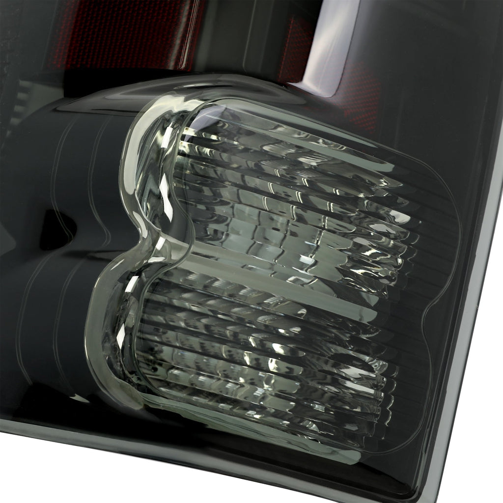 Black Smoke For Toyota Tundra 2007-2013 LED Tail Lights Brake Lamps Left+Right