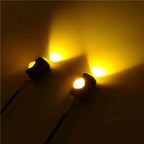 4X Universal Motorcycle Mini LED Turn Signals Indicator Amber Blinker Light Lamp
