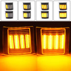 For Chevy C/K 1500 2500 3500 94-98 LED Sequential Corner Side Marker Lights Set
