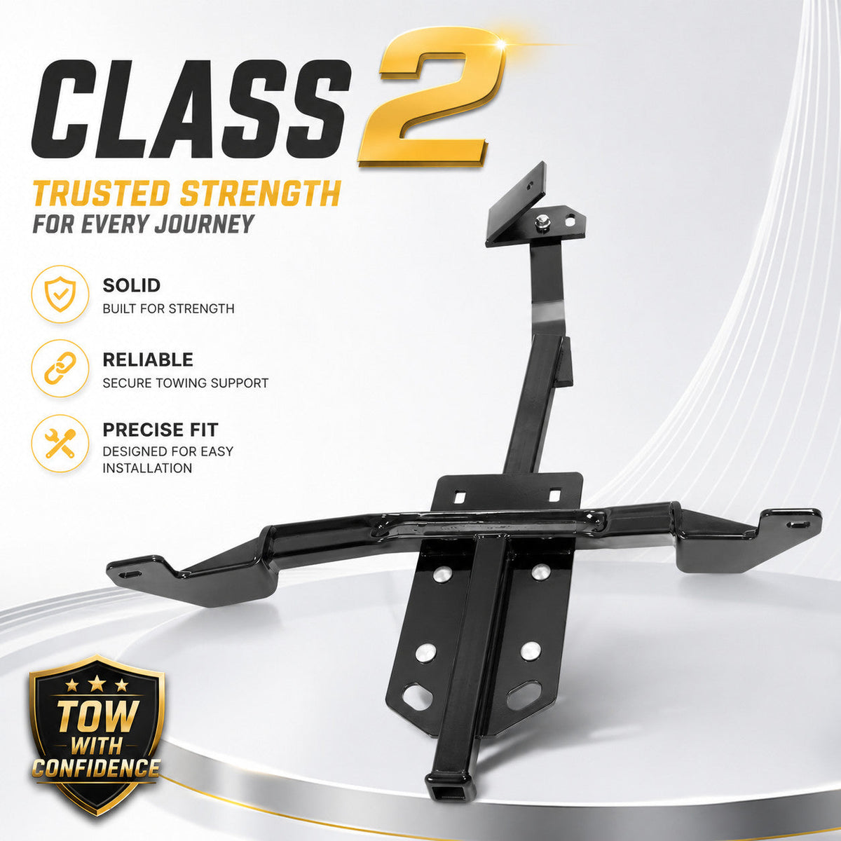 Class 2 Trailer Hitch 1.25" Receiver For Buick LaCrosse Regal Cadillac XTS 10-19
