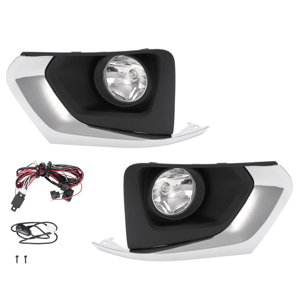 Fog Lights +Bezel+Harness +Switch+Relay For Chevrolet Traverse 2018 19 2020 2021