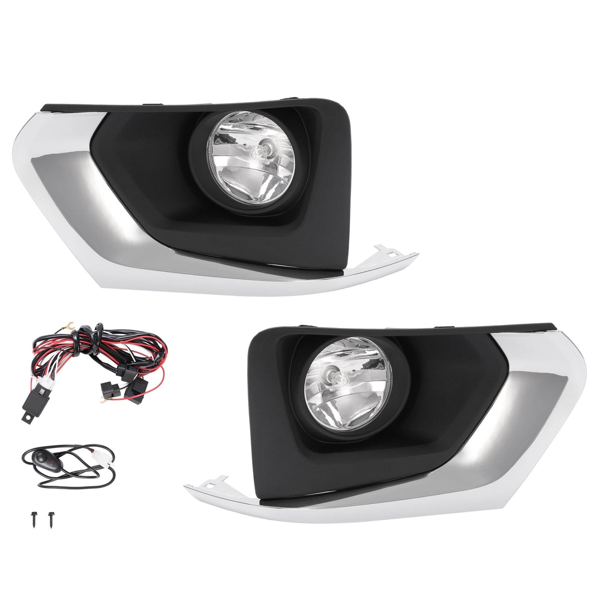 Fog Lights +Bezel+Harness +Switch+Relay For Chevrolet Traverse 2018 19 2020 2021