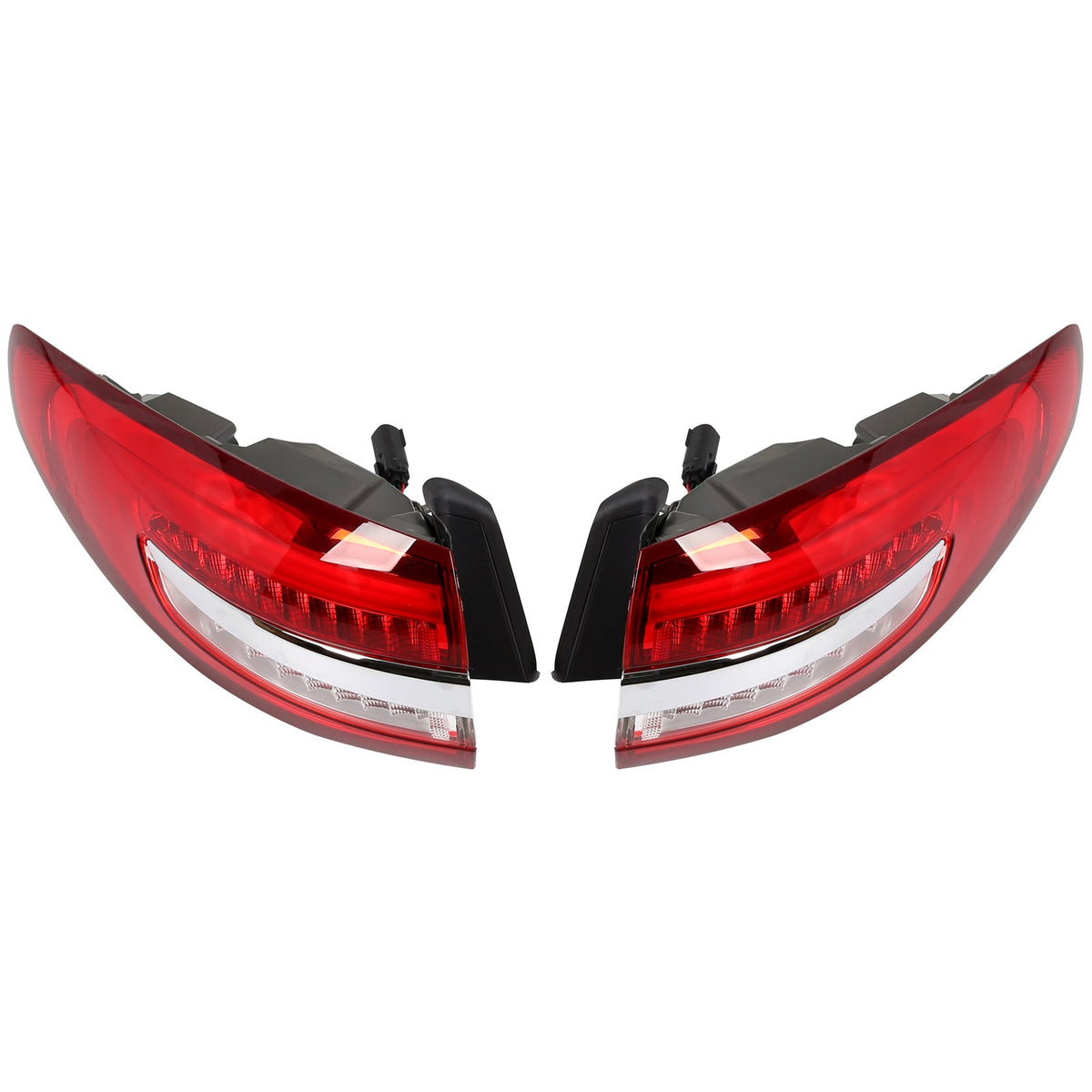 LED Left & Right Tail Lights Lamps Assembly For 2017-2020 2018 2019 Ford Fusion