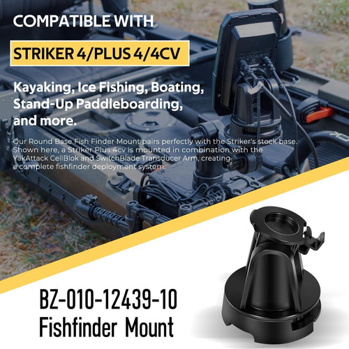 010-12439-10 Tilt/Swivel Mount Replacement for Garmin Striker 4/Plus 4/4Cv Black
