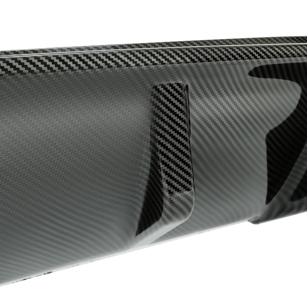 Rear Lip For 2014-2017 Infiniti Q50 Bumper Diffuser Wing Carbon Fiber Style