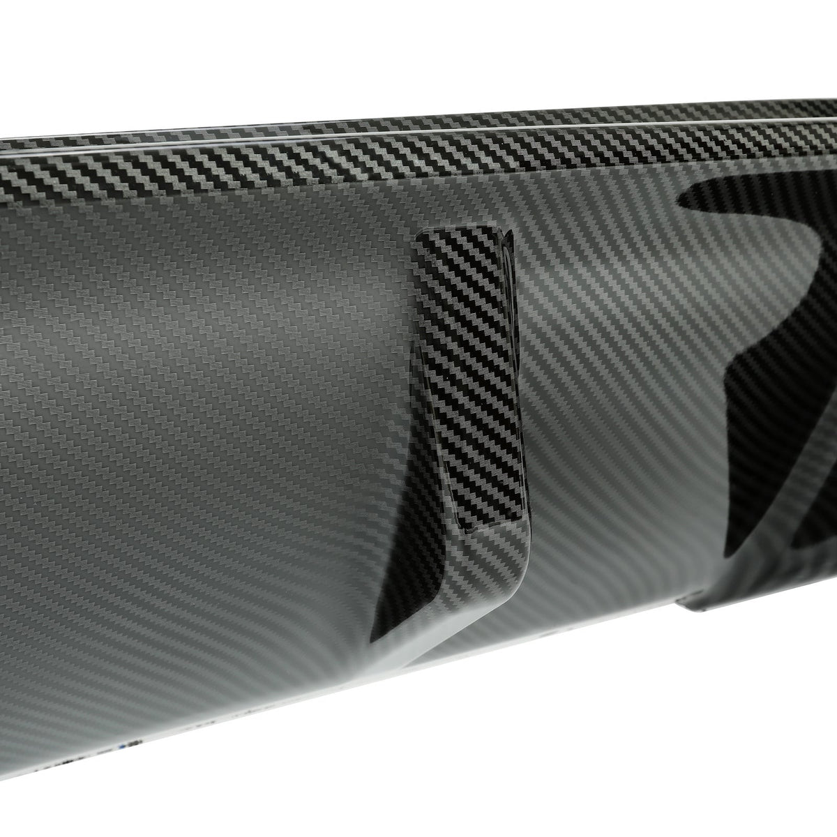Rear Lip For 2014-2017 Infiniti Q50 Bumper Diffuser Wing Carbon Fiber Style