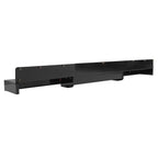 For Enclosed Utility Body 83" Rear Step Bumper Black Universal Screw-On