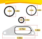431327 Oil Cooler Mounting Kit Gasket O-Rings for DT466 DT360 Engine #675513C1