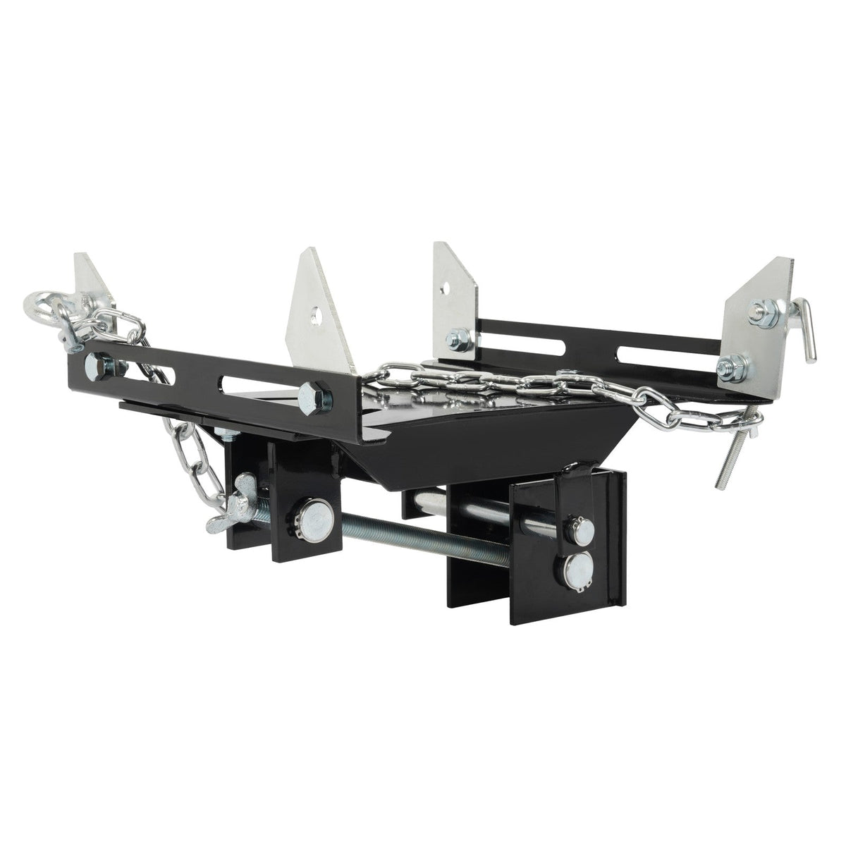 Transmission Floor Jack Adapter 1100lbs Capacity For Repair Tool Black Silvery