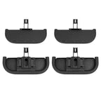 Side Hood Steps Kit For 07-18 Jeep Wrangler JK Unlimited JKU 4-Door Steel 4Pcs