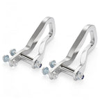 2X Front Chrome Tow Recovery Hooks w/Bolts #84195902 For GMC Sierra 1500 2019-26