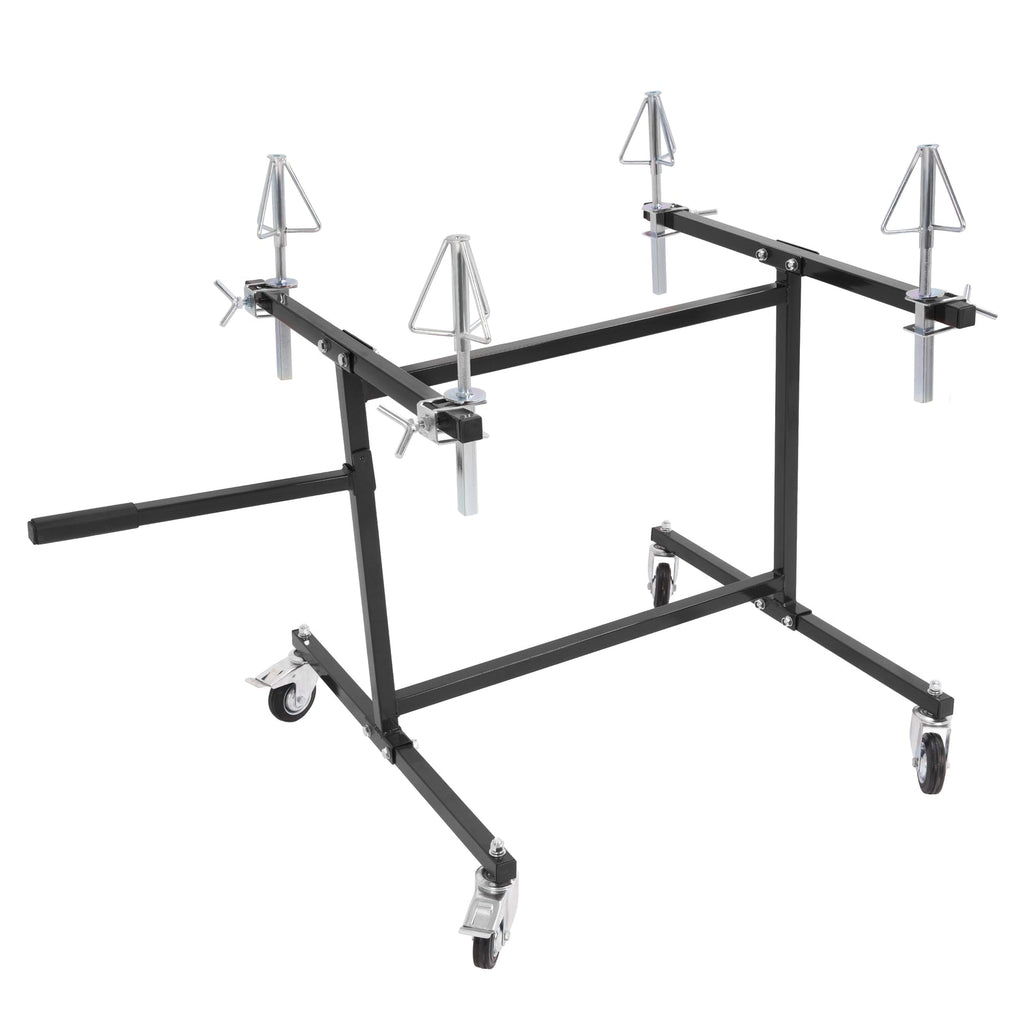 Foldable Wheel Paint Stand Panel Painting Stand For Auto Body Parts and Rims