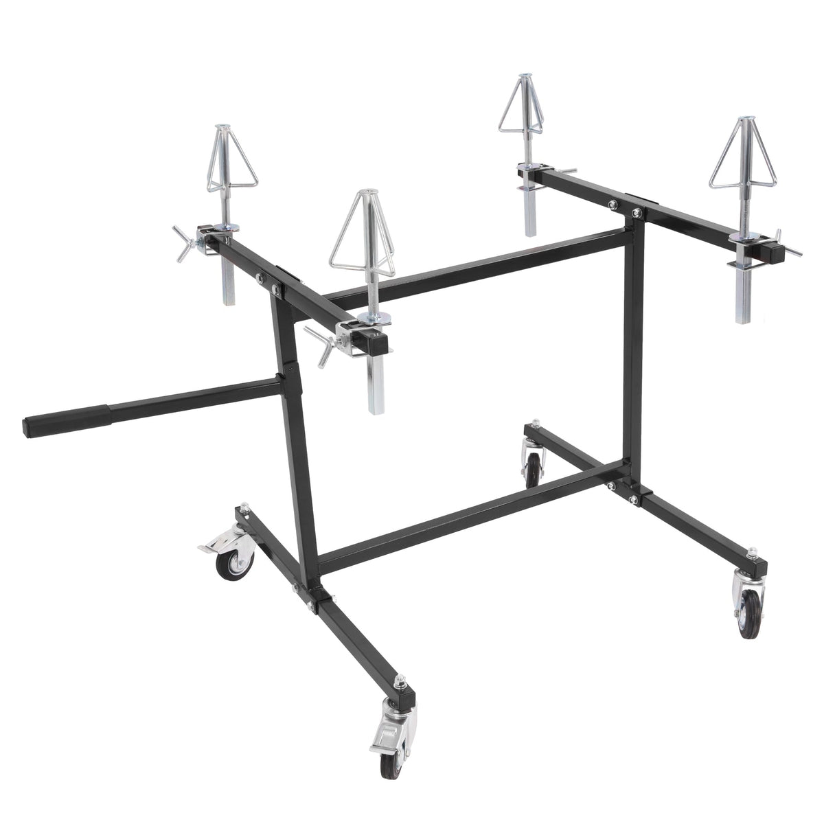 Foldable Wheel Paint Stand Panel Painting Stand For Auto Body Parts and Rims