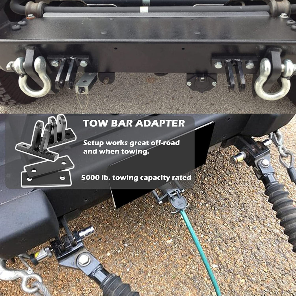 For Blue Ox BX88230 Bolt-On Adapter Class III Universal BX Tab Tow Bar BasePlate