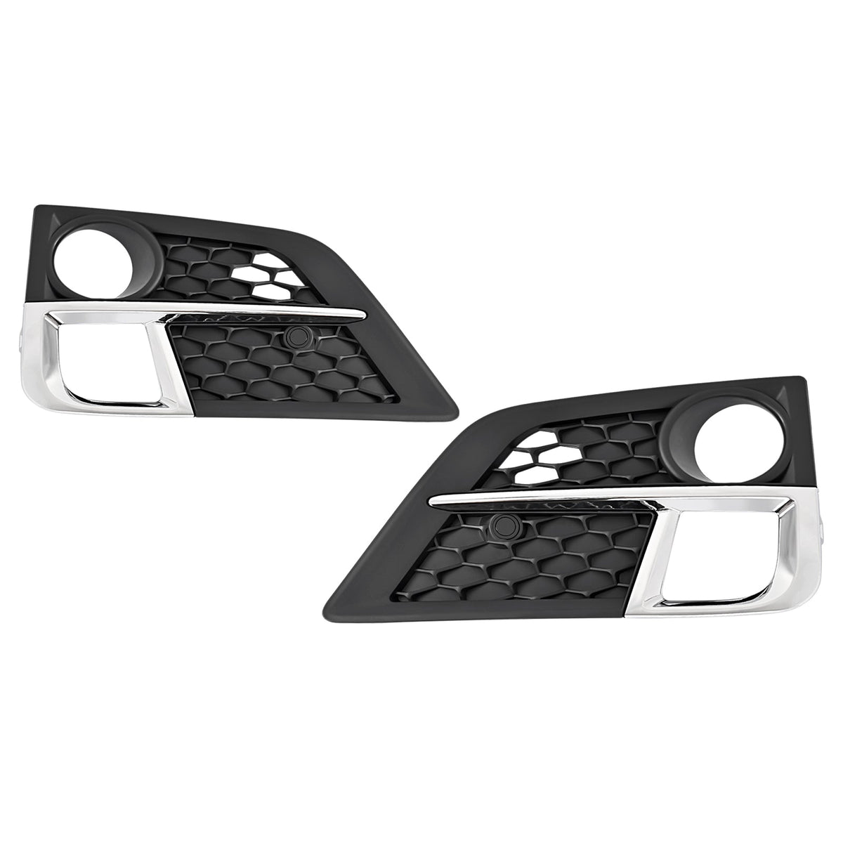 Pair For Honda Odyssey 2018 2019 2020 Front Bumper Fog Lights Chrome Trim Cover