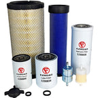 Maintenance Filter Kit Fit for Case 70XT Radial Seal Outer Inner Hyd Engine Fuel