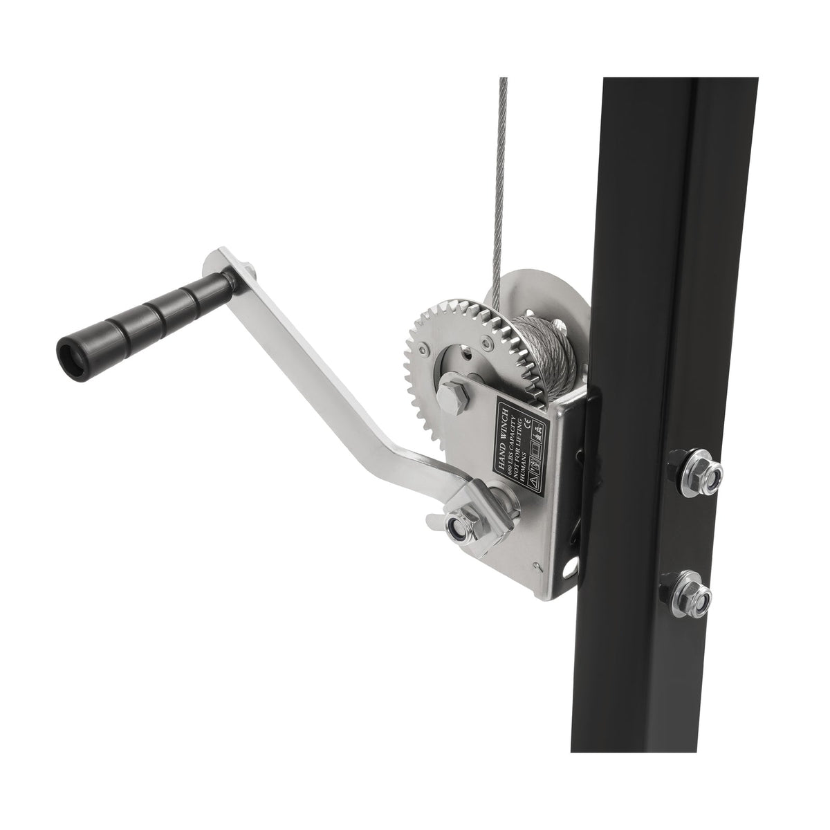 600lb Truck Hitch Game Hunting Deer Hoist w/ Winch-360 Swivel 2" Hitch Receiver