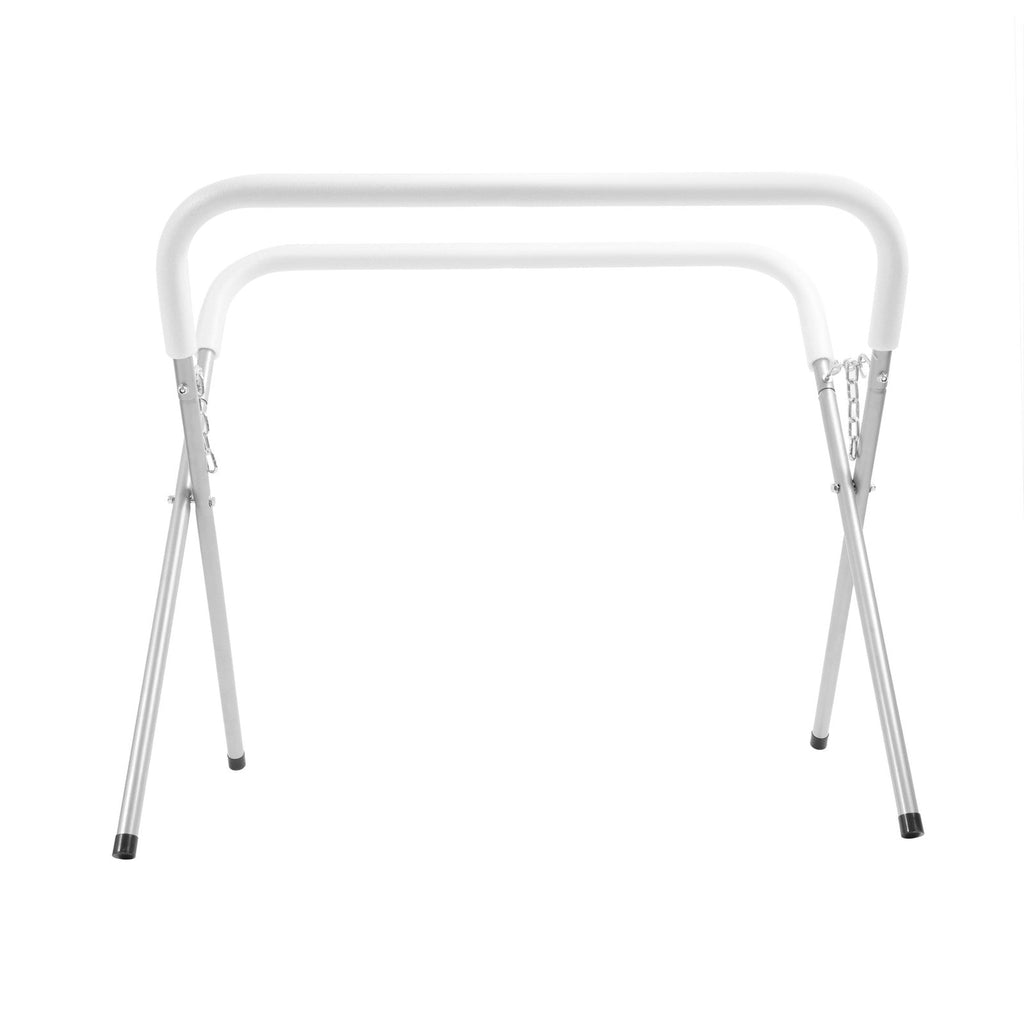 Heavy Duty Auto Body Painting Adjustable Work Stand 500 LBS For Bumpers Silvery
