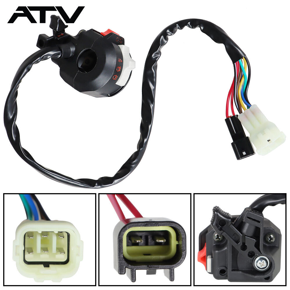 Handlebar On Off Run Start Stop Switch Headlight for Yamaha Big Bear 350 YFM350