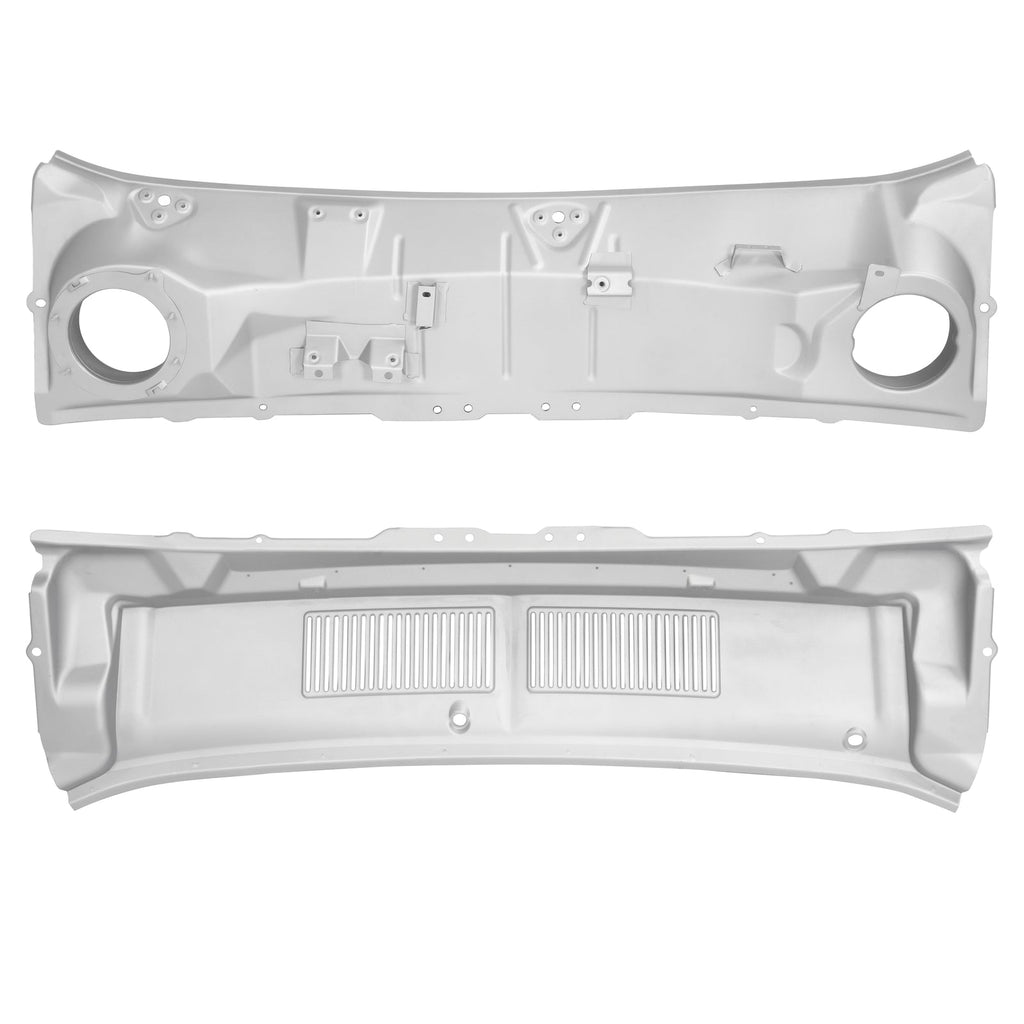 Upper & Lower Windshield Cowl Panel Wiper Powder Coated For Ford Mustang 67-68