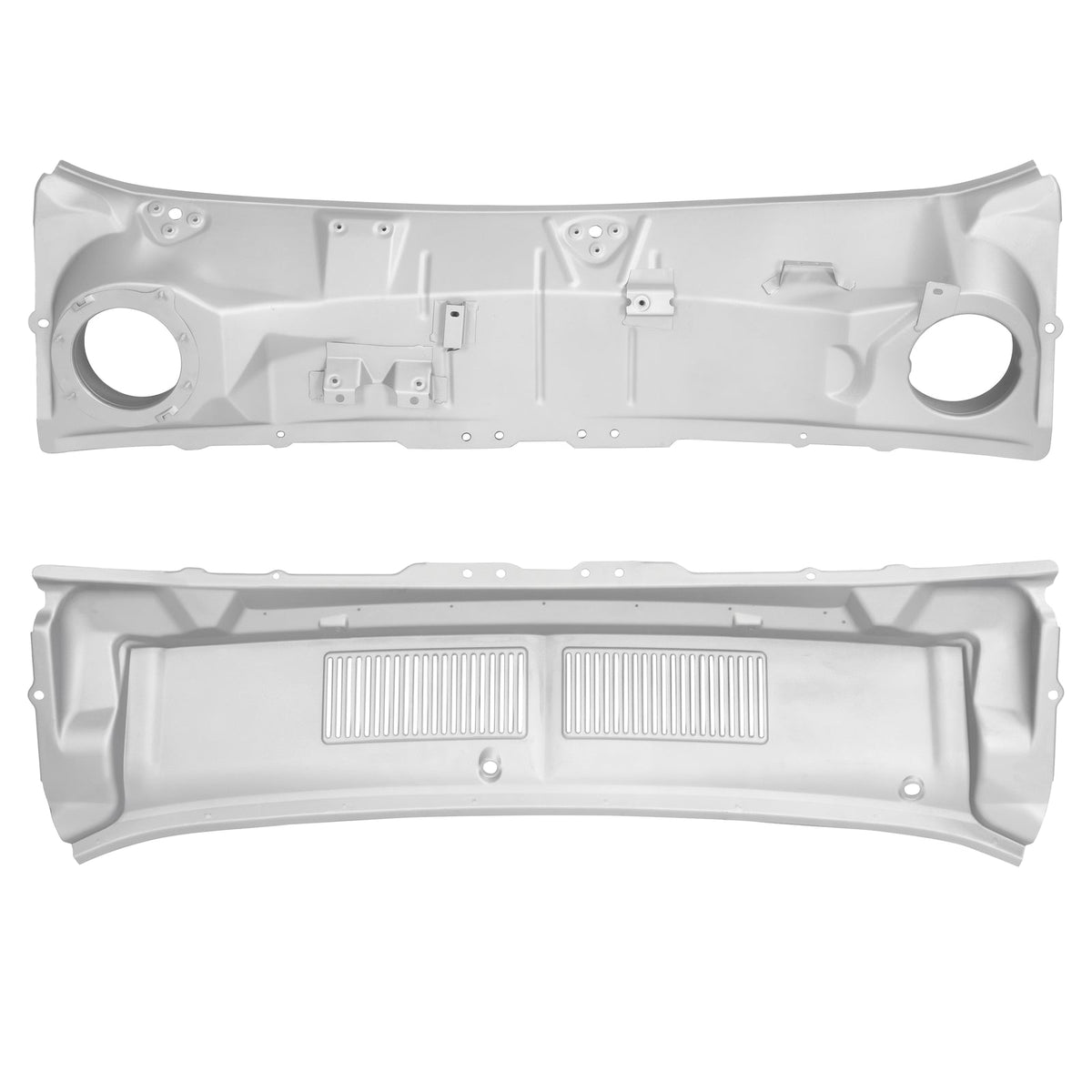 Upper & Lower Windshield Cowl Panel Wiper Powder Coated For Ford Mustang 67-68