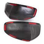 Carbon Fiber Mirror Cover Cap Black Pair For Infiniti G35 Coupe 03-07