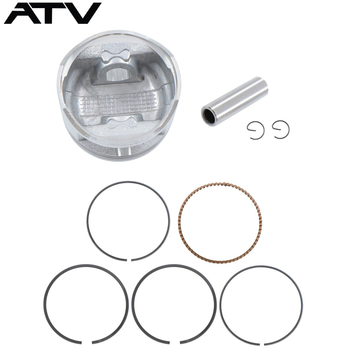 Piston Ring With Cylinder For Honda TRX250TE Recon 250 2X4 2002-2014