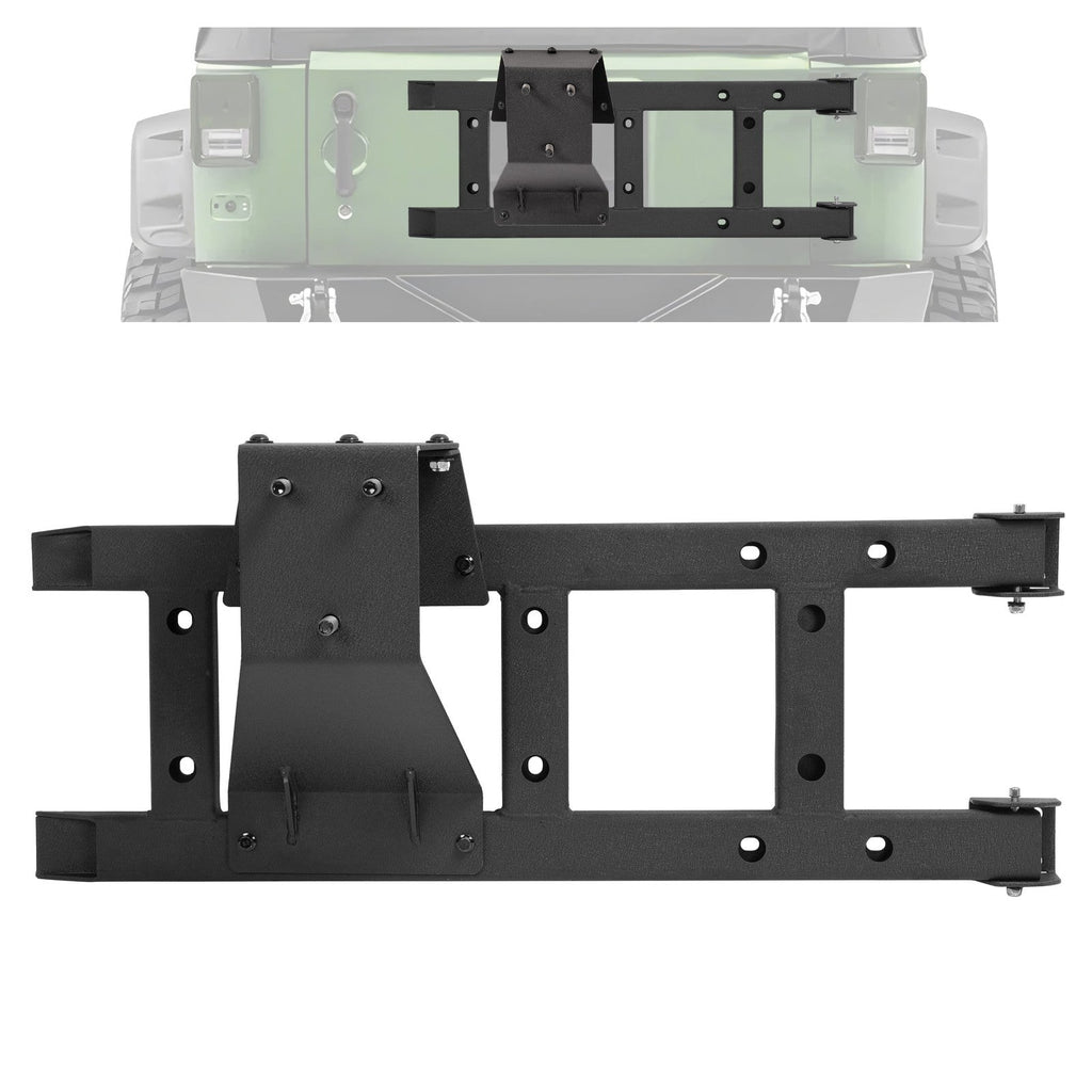 Spare Tire Carrier & Tailgate Reinforcement For Jeep Wrangler JK 2007-2018