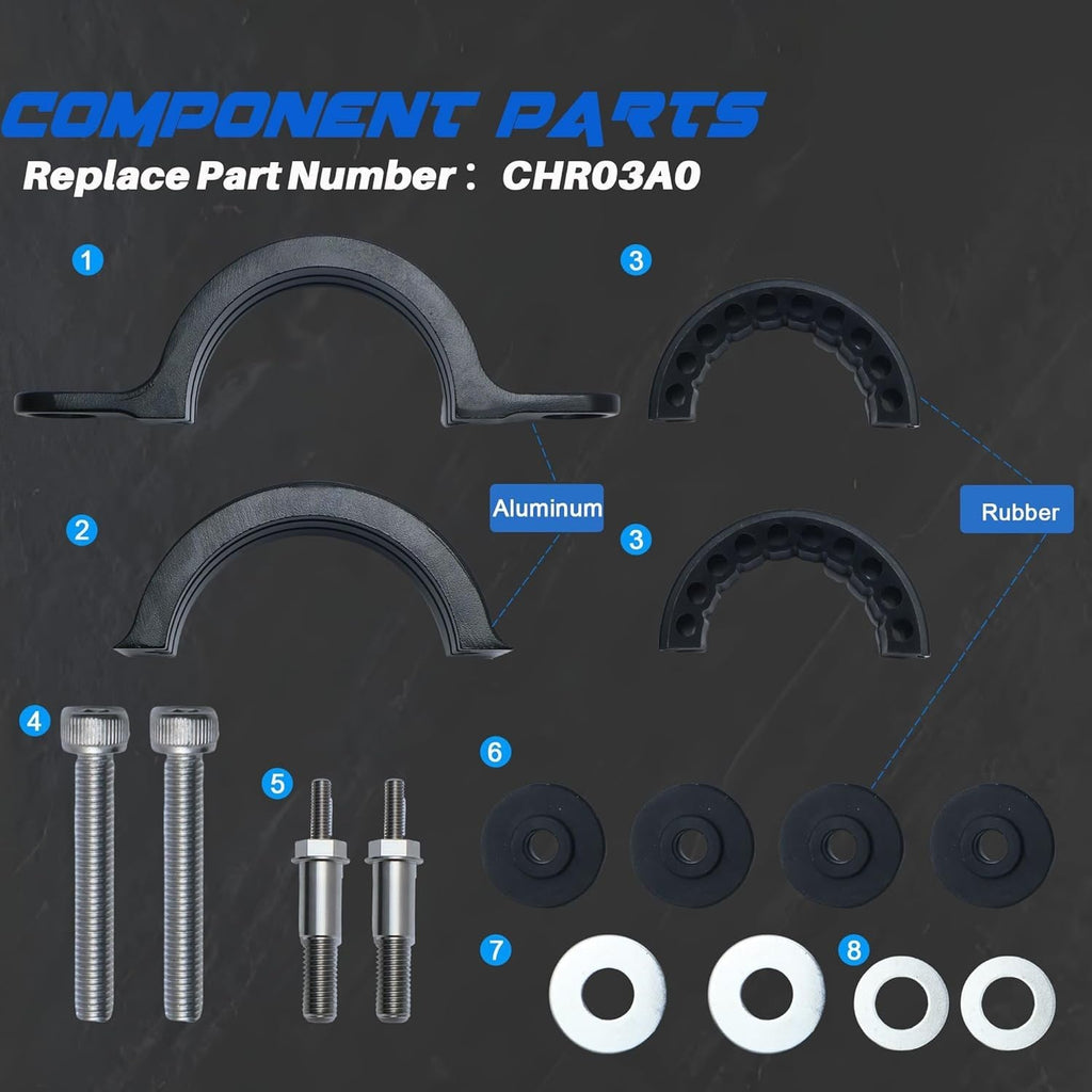 for Dodge WD Durango 2011+ Upgrade Driveshaft Center Support Bearing Carrier