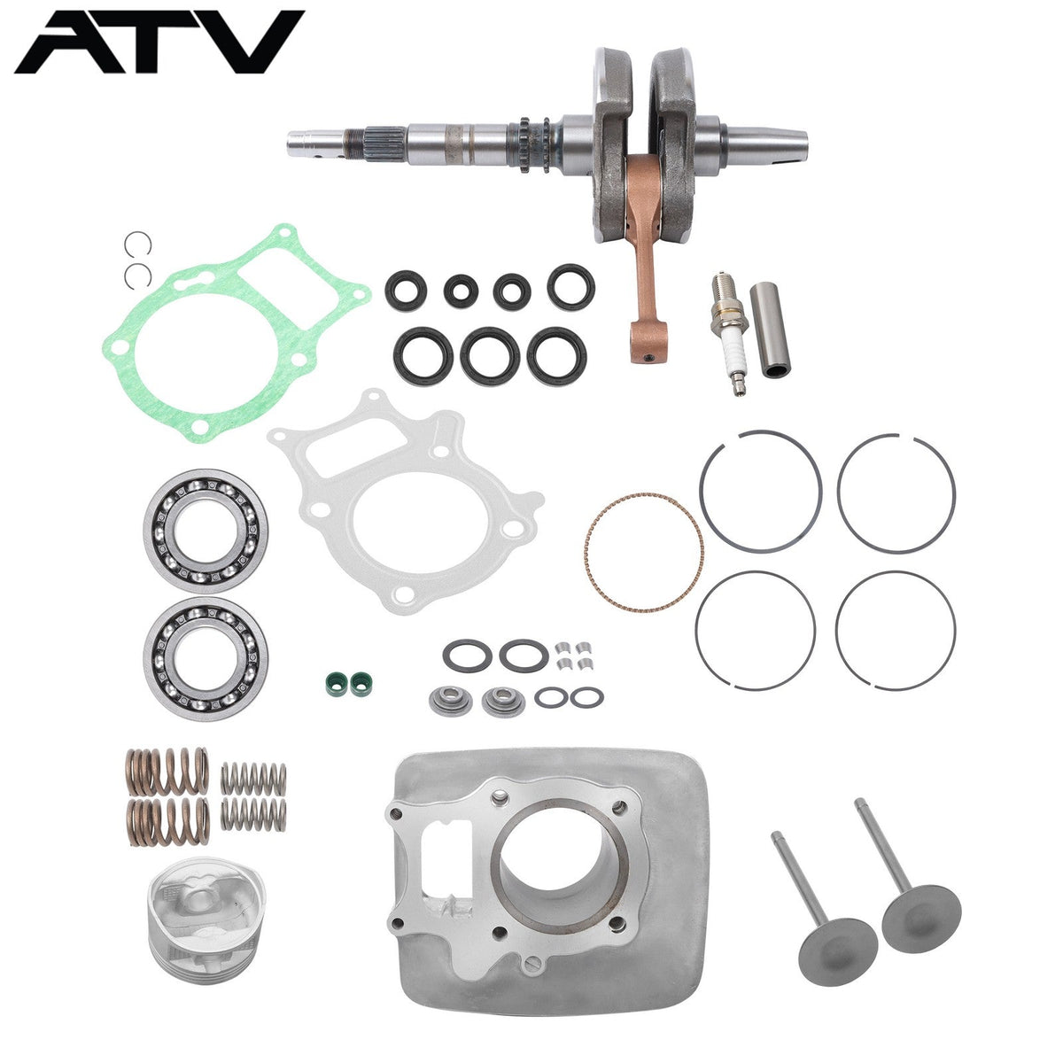 Cylinder Crankshaft Sleeve Valve Seal Kit For Honda Recon TRX250 13000HM8A40 2x4